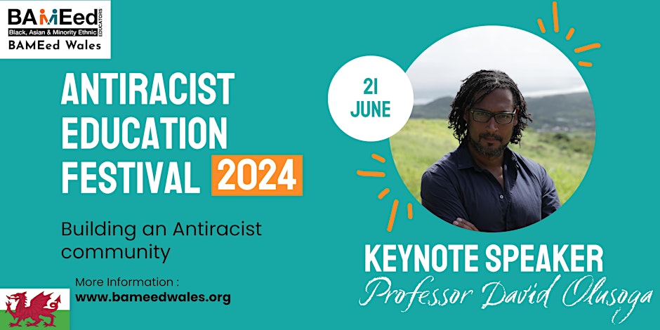 Antiracist education festival banner